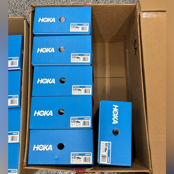 Men's HOKA Clifton 9  - Color: Black/Slate - NEW IN BOX - ONLY A FEW LEFT! - Picture 10 of 11